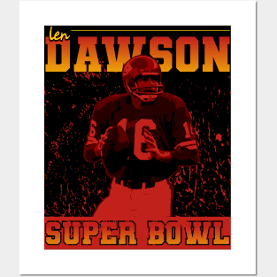 len dawson // Superbowl | Vintage poster Posters and Art